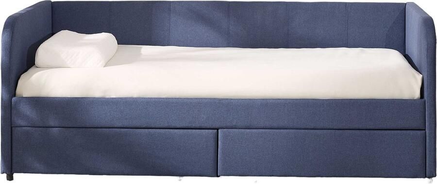 Emob Design EMOB Kajuitbed Spector 90 x 200 cm Met opberglades Beige teddystof Emob Exclusive Gestoffeerde eenpersoonsbedden Beige Stof; MDF Gestoffeerde eenpersoonsbedden Eenpersoons Normaal bed Op voorraad - Foto 6