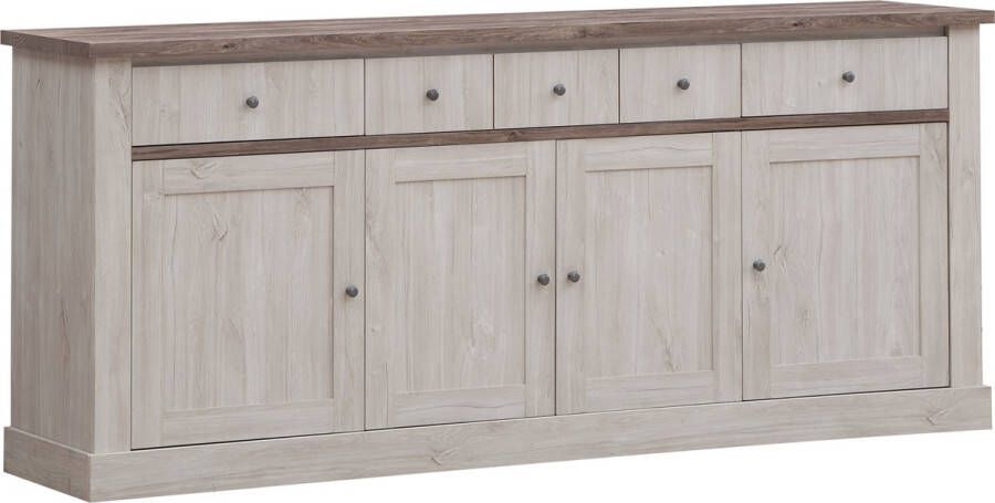 Emob Dressoir Wit 220x46x93 cm