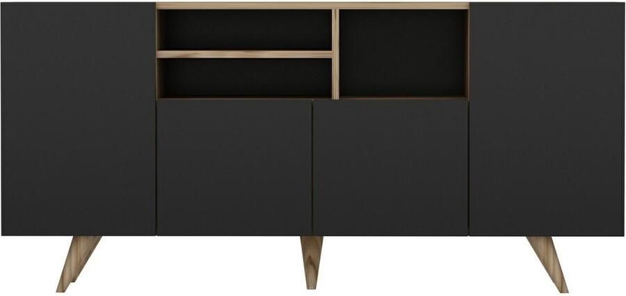 Arabic House 18mm Woody Fashion Console Walnoot Zwart - Foto 2