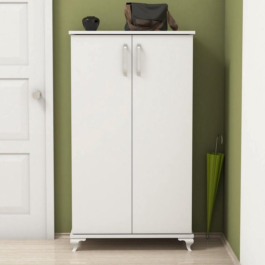 Emob Ari Schoenenkast 100% MELAMINE Wit Asir Group Summer Sale Wit Melamine Summer Sale Op voorraad