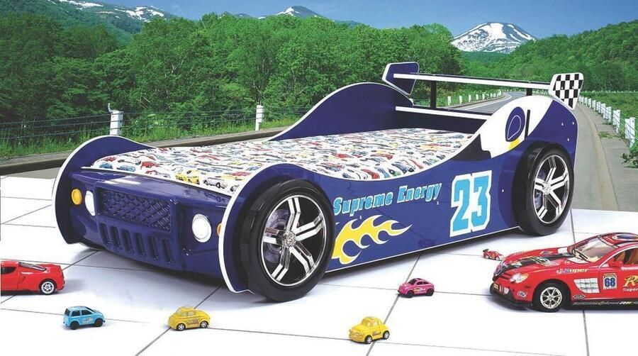 Emob Autobed Energy 225 x 105 x 60 cm Blauw 90x200 Blauw - Foto 2