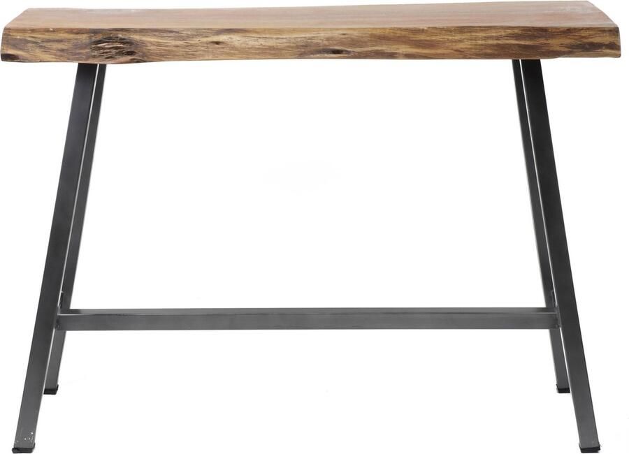 LifestyleFurn Bartafel Gene boomstam smal 125 x 46cm Grijs - Foto 2