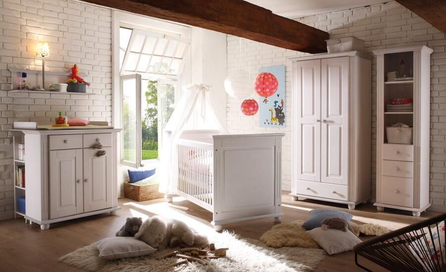 Emob Boekenkast Laurel met 3 lades wit Kinderkasten Wit Hout Kinderkasten Op voorraad - Foto 2