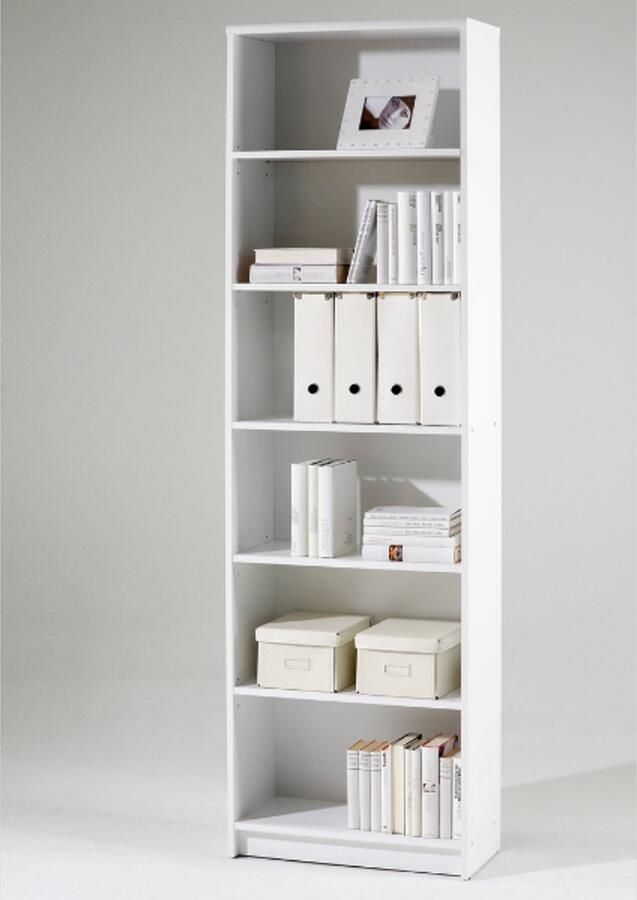 Bega Consult Boekenkast Viviane 60x78cm wit Boekenkasten Wit Spaanplaat Boekenkasten Op voorraad - Foto 4