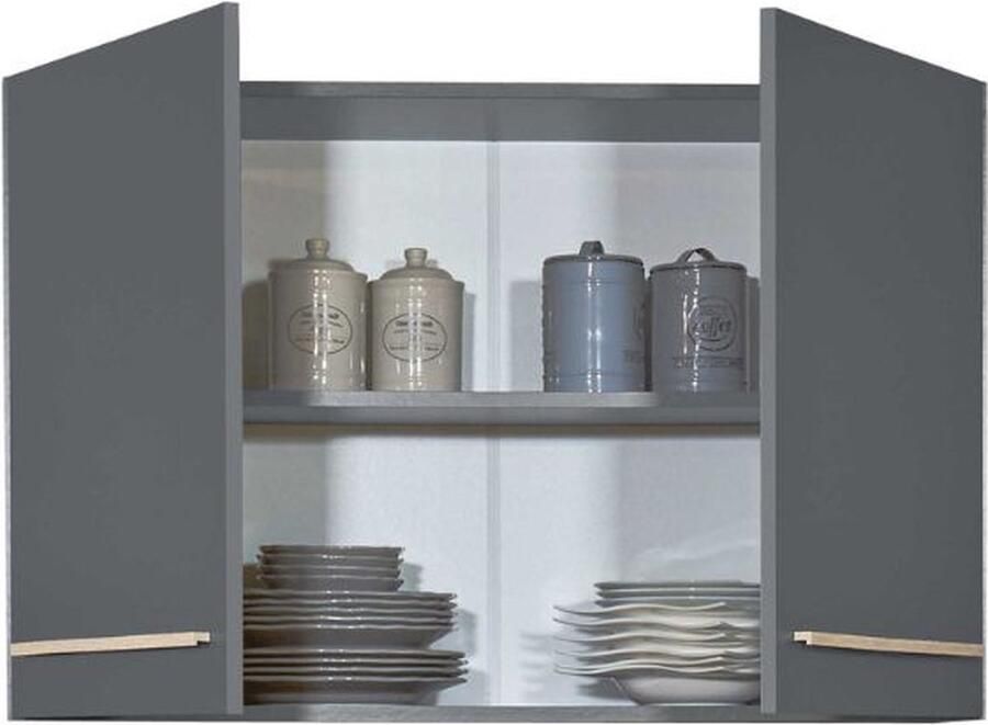 Bega BBK Bovenkast keuken Bilberry 100 x 33 x 65 cm Grijs Bovenkasten Grijs MDF Bovenkasten - Foto 2