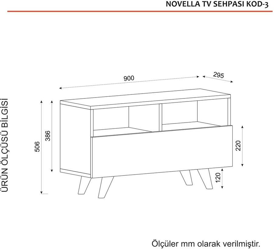 Emob Furny Home TV Stand 100% Melamine Gecoat 18mm Dik Wit Noten Woonkamerkasten Wit Melamine Woonkamerkasten Op voorraad