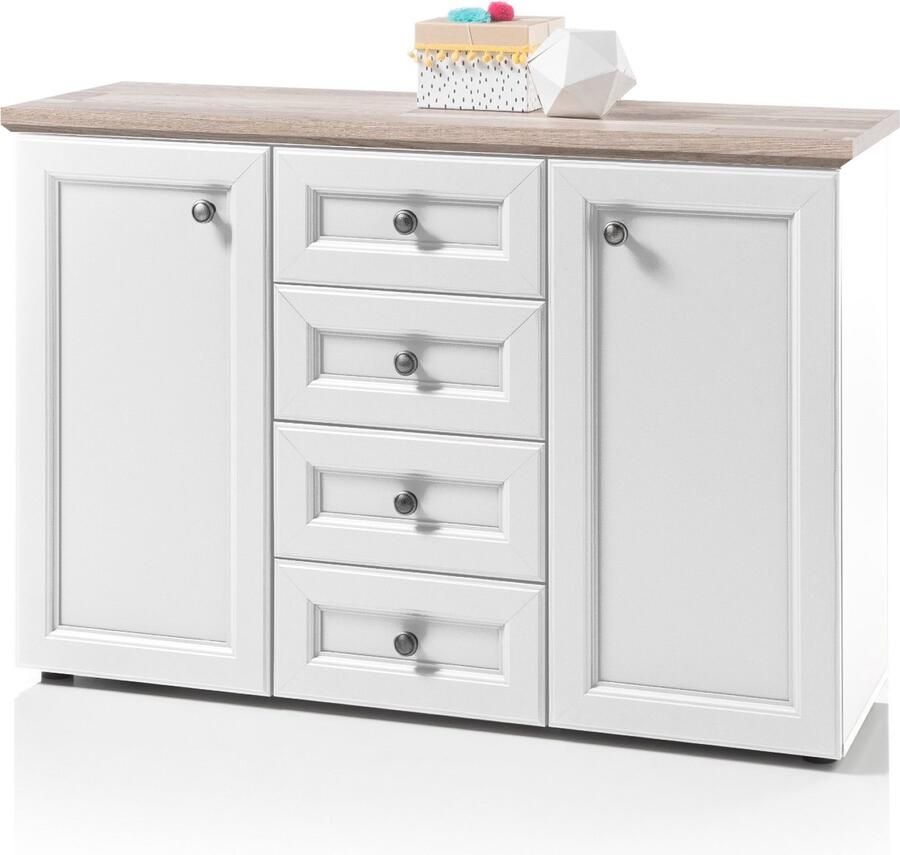 Emob Commode Wit 122x38x83 cm - Foto 2