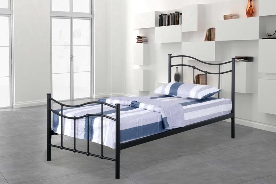 Poldimar Eenpersoonsbed Odile 90x200 Zwart