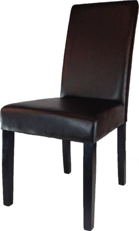 Emob Eetkamerstoel Emily bruin Set van 2