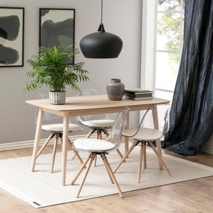 Scandes Giga Living Eettafel Rosta Rechthoek Naturel 150x80x75 5cm - Foto 2