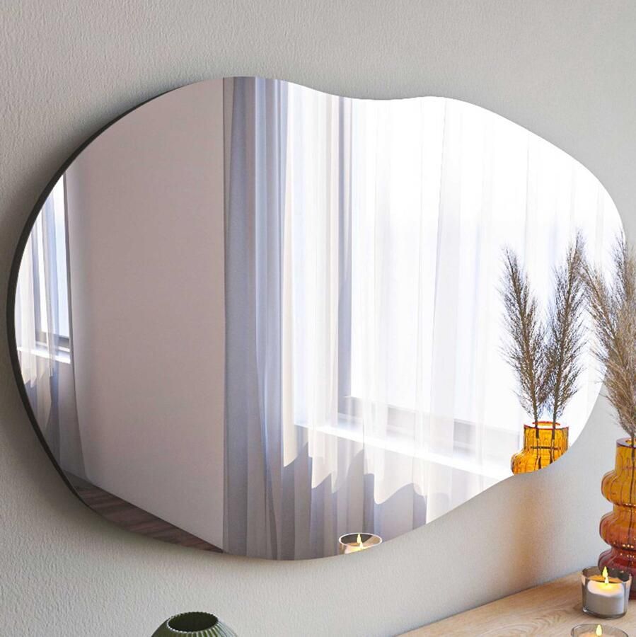 Emob Houten Fashion Dressoir Spiegel Ecologisch Flotal-E Zwart. Woonkamer Transparant Woonkamer Op voorraad