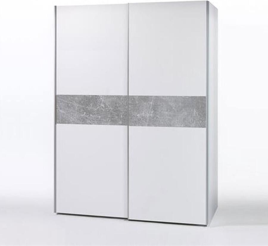 Schlafkontor Zweefdeurkast Puls slaapkamerkast bestseller kledingkast kast Kledingkast met metalen grepen veel kleuren breedte 170 cm - Foto 2