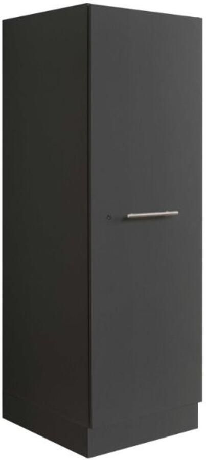 Emob Kolomkast voor wasmachinekasten Laundreezy 50 x 68 x 162 cm Antraciet Wasmachinekasten Antraciet MDF Wasmachinekasten Op voorraad