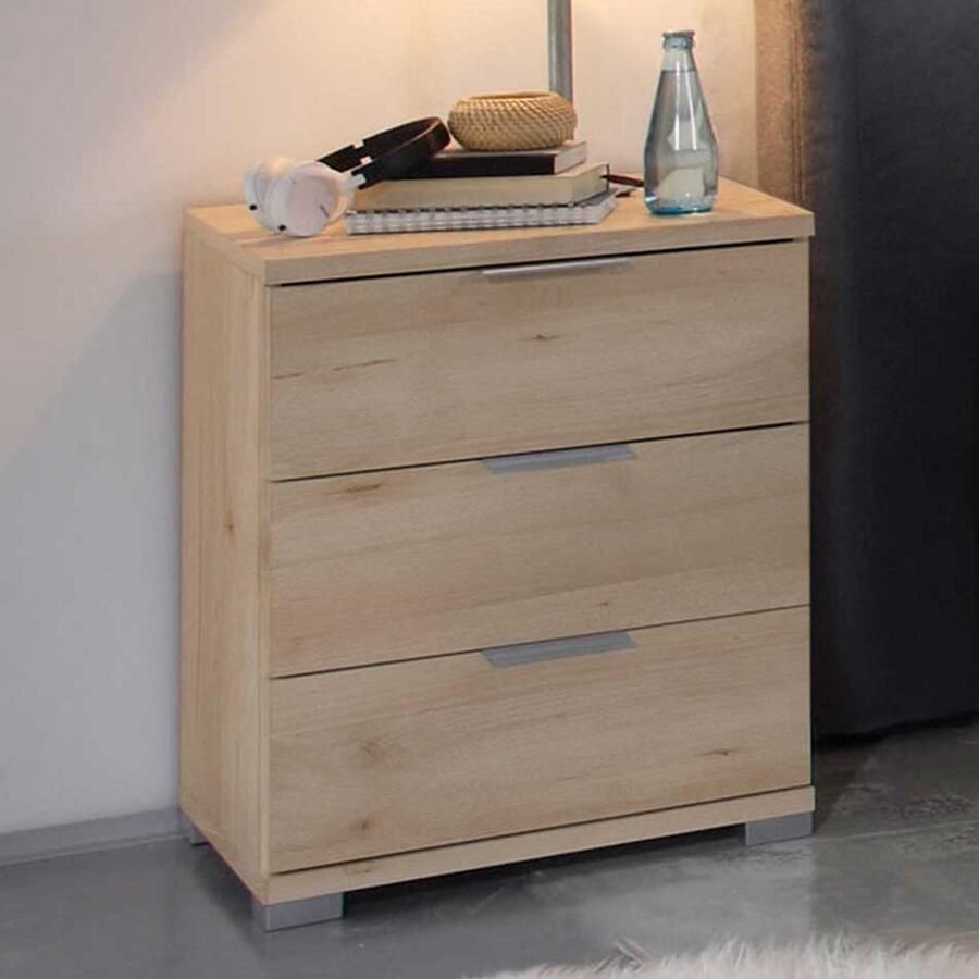 Emob Ladekast Universal 46 x 42 x 61 cm Beukenhouten design Bega Polpower Nachtkastje Bruin MDF