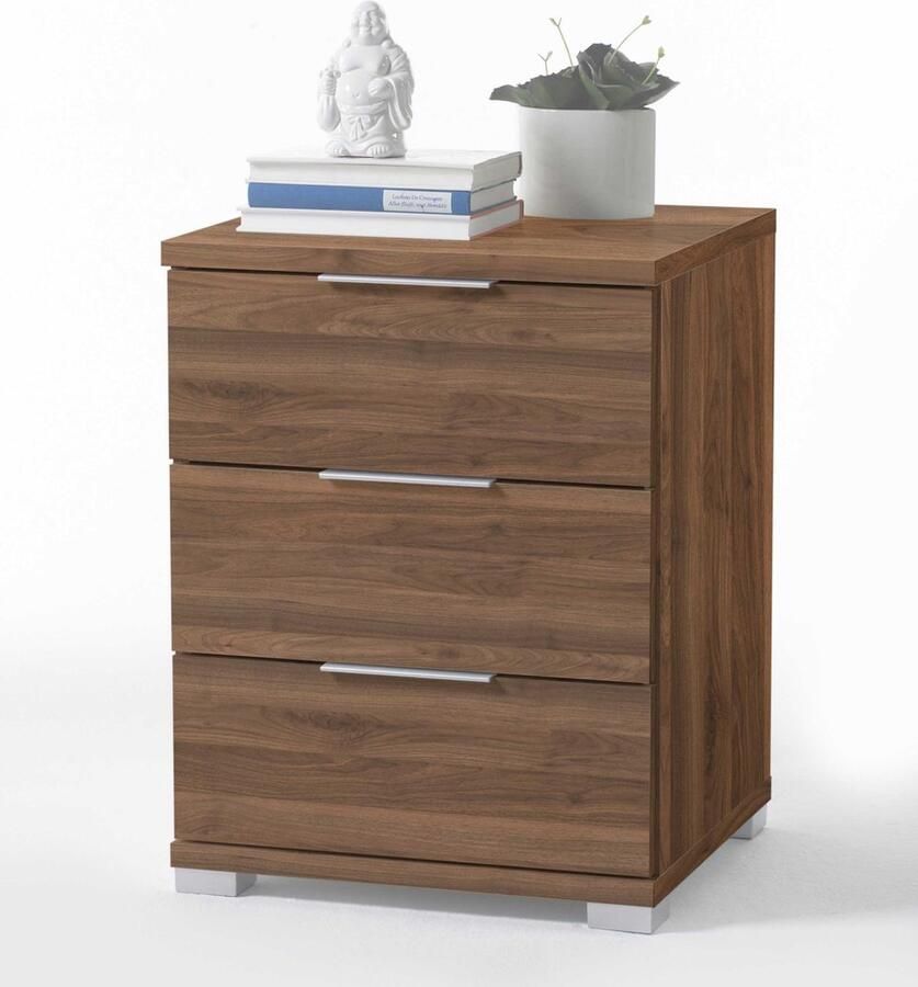 Emob Ladekast Universal 46 x 42 x 61 cm Walnut Brown Slaapkamerkasten Bruin MDF Slaapkamerkasten Op voorraad - Foto 3