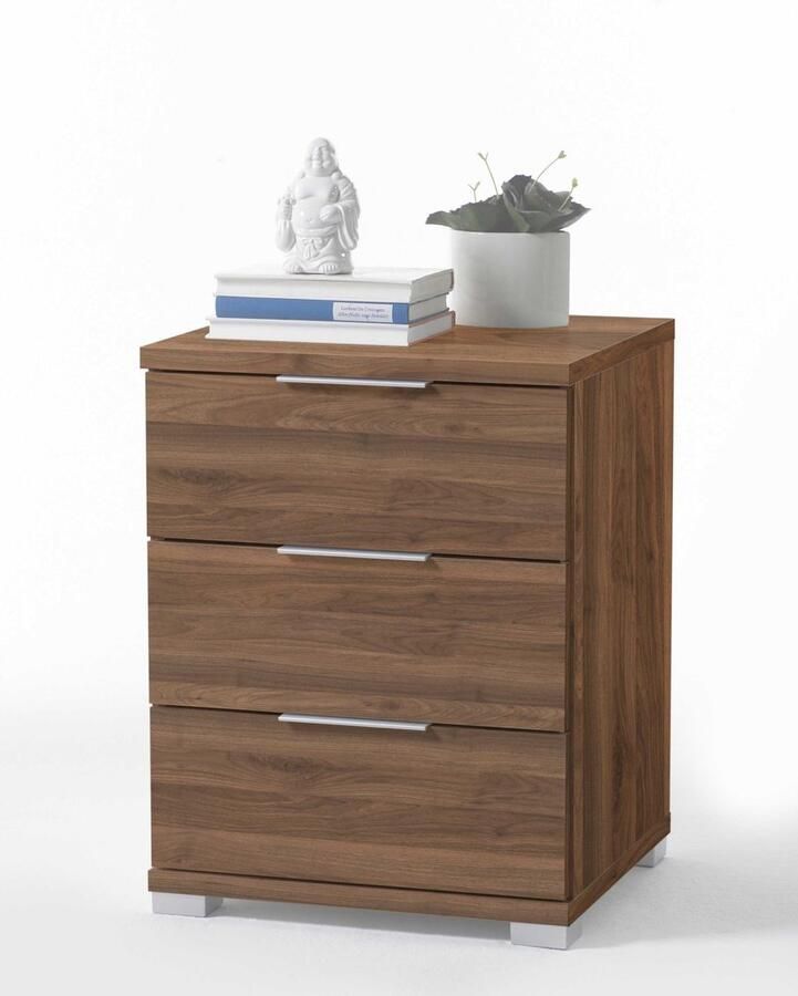 Emob Ladekast Universal 46 x 42 x 61 cm Walnut Brown Slaapkamerkasten Bruin MDF Slaapkamerkasten Op voorraad - Foto 2
