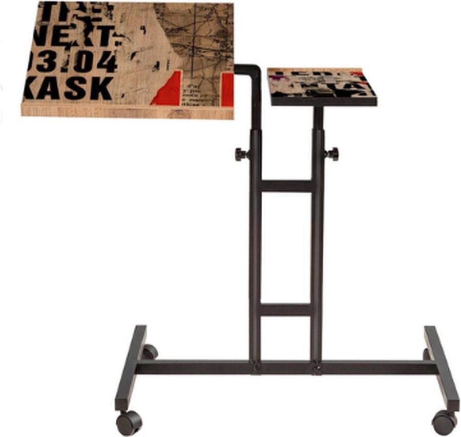 Emob Laptopstandaard Saffier 67x45x87 cm Atlantic Pine zwart Asir Group Back to School Zwart Metaal; Spaanplaat Back to School Op voorraad - Foto 2