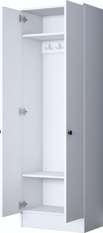 Emob Locelso halkast 100% Gemelamineerd E1 Spaanplaat 18mm Dik Slaapkamerkasten Wit Melamine; Spaanplaat Slaapkamerkasten Op voorraad - Foto 3