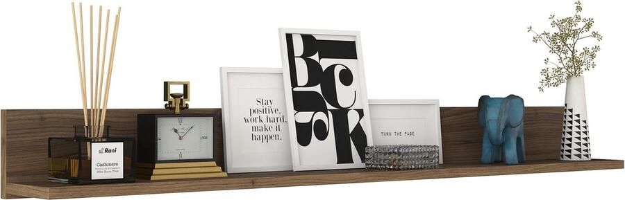 Emob Locelso Wandplank Notelaar 135cm Gemelamineerd - Foto 2