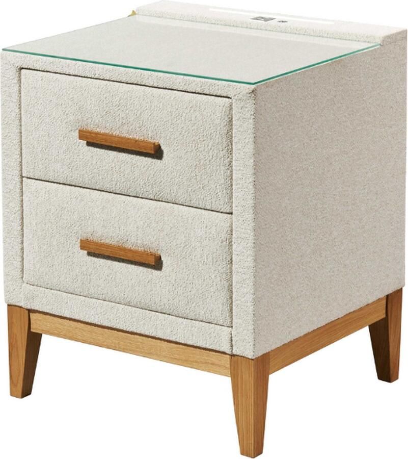 Emob Nachtkastje Wit 50cm