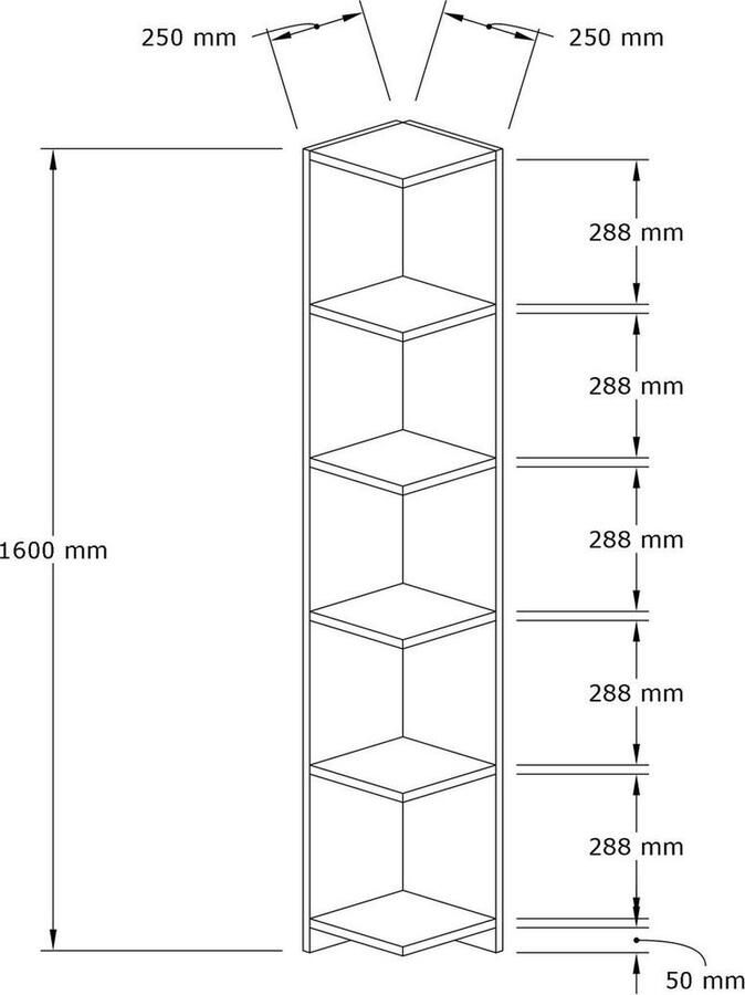 Emob Moderne witte boekenplank Woody Fashion 100% gemelamineerd spaanplaat Woonkamerkasten Wit MDF Woonkamerkasten Op voorraad