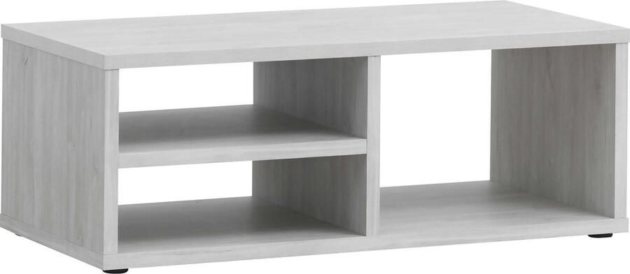 Emob Salontafel met legplank Talent Salontafels outlet Wit Spaanplaat Salontafels outlet Op voorraad