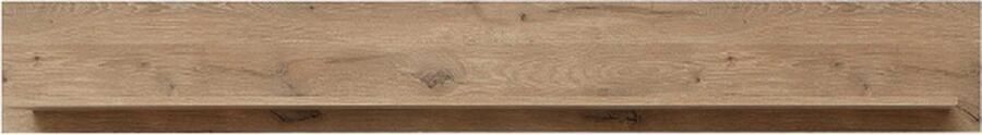 Emob Wandplank Bellini 185cm eik Wandplanken Bruin Melamine; MDF; Spaanplaat Wandplanken Op voorraad - Foto 2