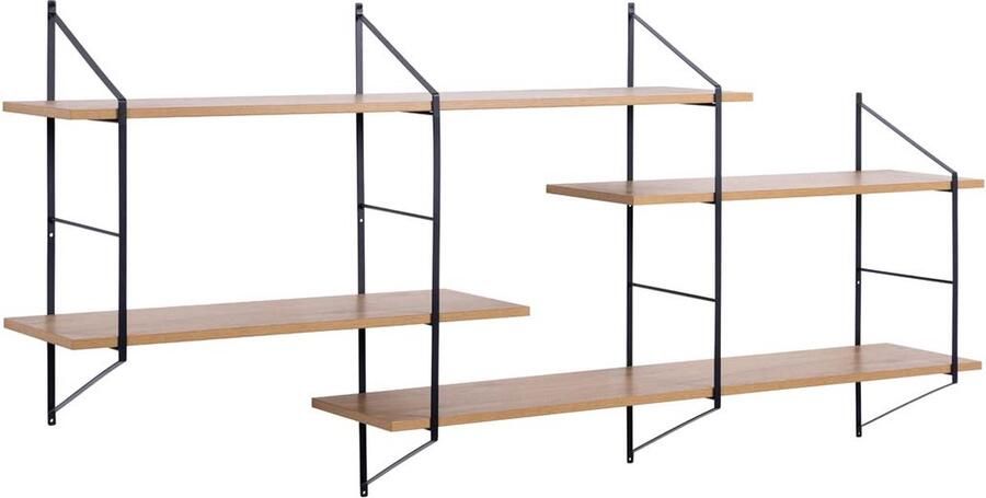 Giga Living Wandplank Snolla Melamine Mat Wild Eiken 191cm - Foto 2