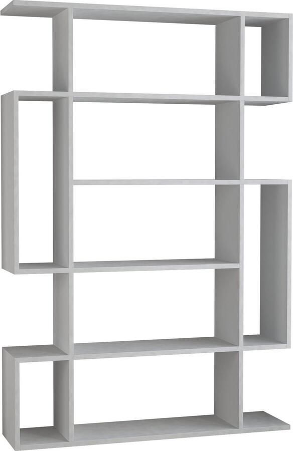 Emob Woody Boekenplank Wit Gemelamineerd 110x161x25 cm