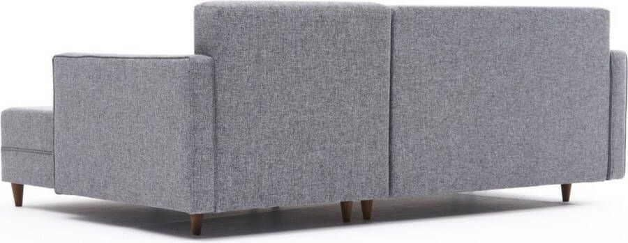 Atelier Del Sofa Slaapbank Hoekbank Aydam rechts Light grijs SKU: 825BLC1714 - Foto 2