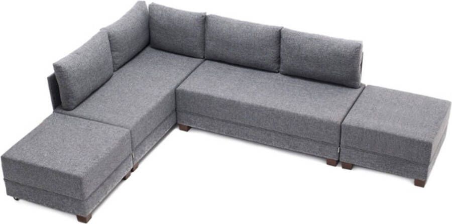 Atelier Del Sofa Slaapbank Hoekbank Fly Bed links grijs SKU: 825BLC1006 - Foto 2