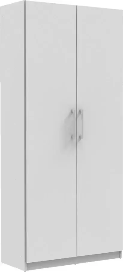 Emob Kledingkast Tarn 80cm met 2 deuren wit