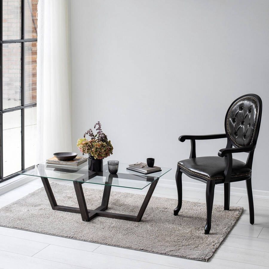 Emob Salontafel Antraciet 105x65x35 cm