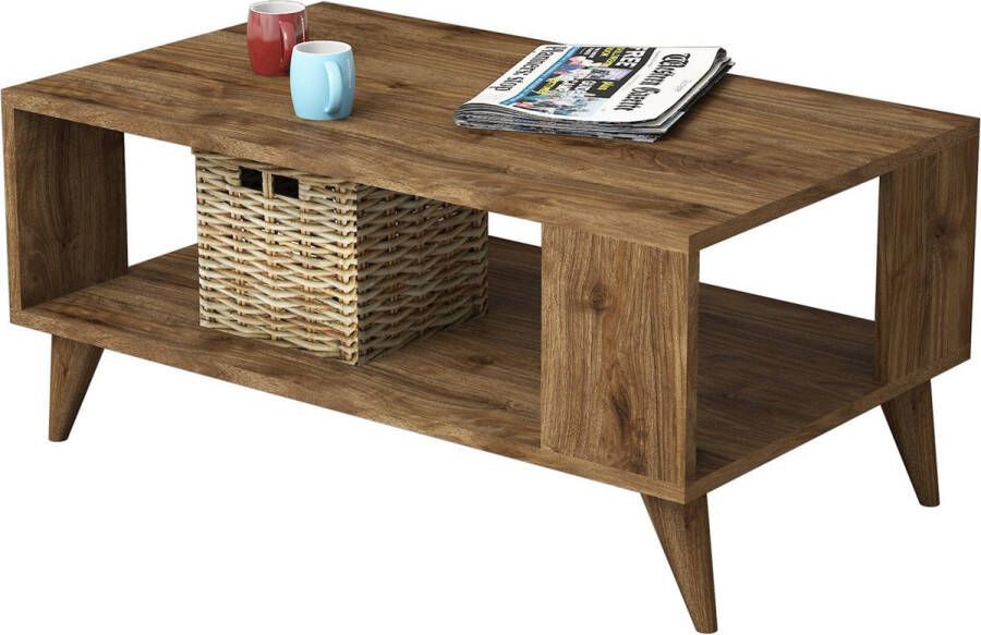 Emob Salontafel Bruin 90x42x54 cm - Foto 2