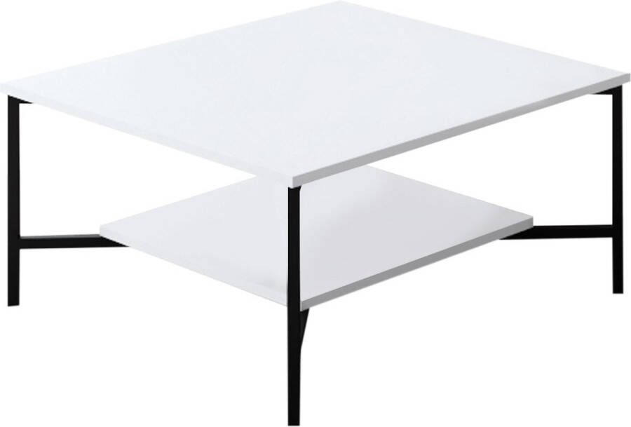 Emob Salontafel Wit 87x83x13 cm
