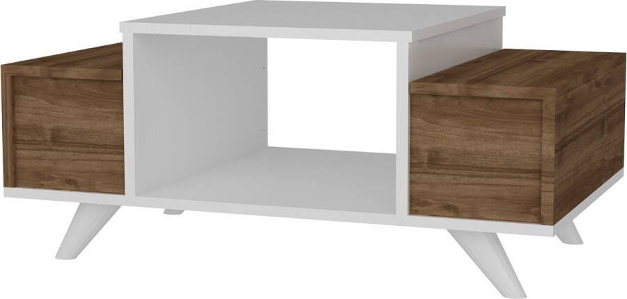 Emob Salontafel Wit 90x60x44 cm