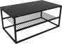 Emob Salontafel Zwart 95x55x43 cm - Thumbnail 2