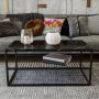 Emob Salontafel Zwart 95x55x43 cm - Thumbnail 1