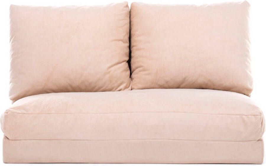 Emob Sofa-bed met 2 zitplaatsen Comfort en uniek ontwerp Frame: 100% Metaal Stof: 100% polyester Crème