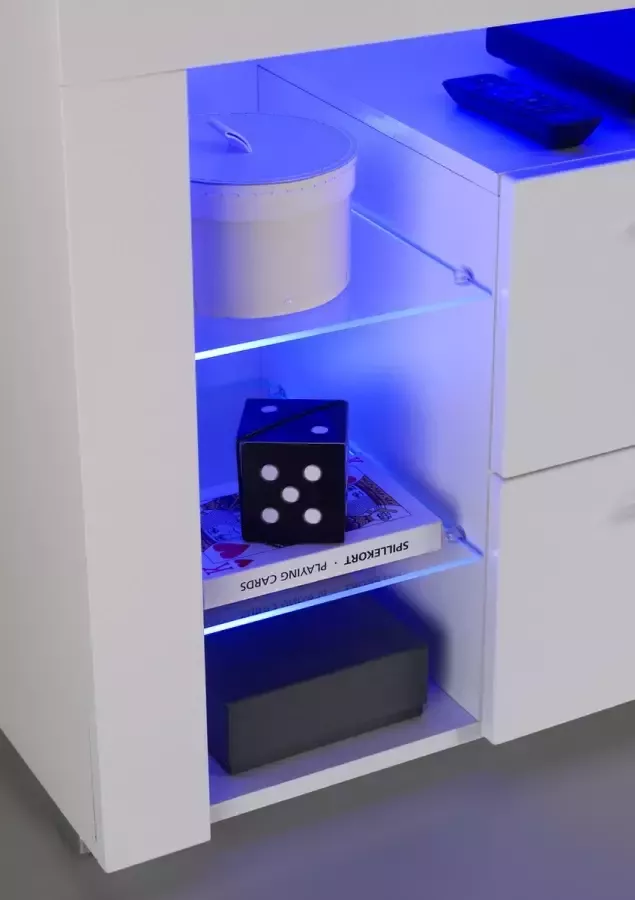 OTTO Stolkom Tv-kast Goal 3 lades 5 open vakken afmetingen 200 44 44 cm - Foto 8