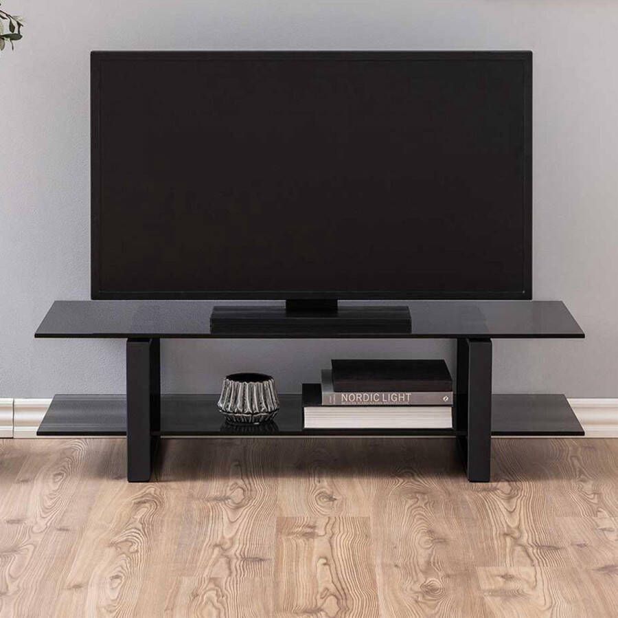 Leen Bakker TV-meubel Kane zwart 32x120x45 cm - Foto 2