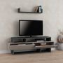 Emob TV Meubel Woody Fashion TV-meubel 100% Gemelamineerd Licht Mokka Antraciet 125cm Antraciet - Thumbnail 2