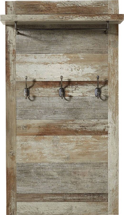 Emob Schoenenkast Clem 99cm met 2 deuren & 4 lades driftwood - Foto 4