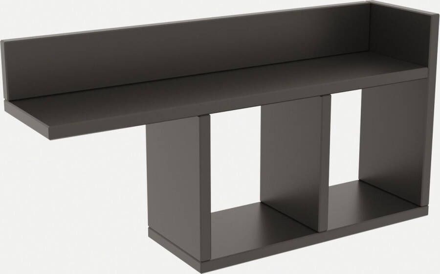 Emob Room Wandplank 100% MELAMINE Antraciet Asir Group Kasten outlet Antraciet Melamine Kasten outlet Op voorraad