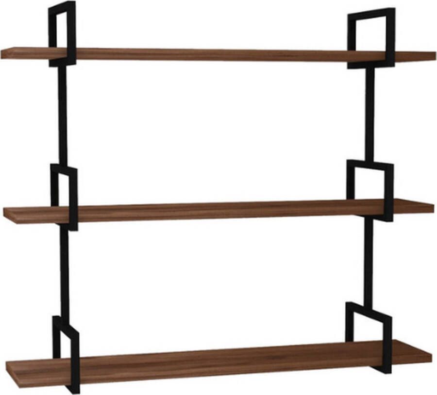 Asir Wandplank Okkernoot 87 x 22 5 x 76 cm - Foto 3