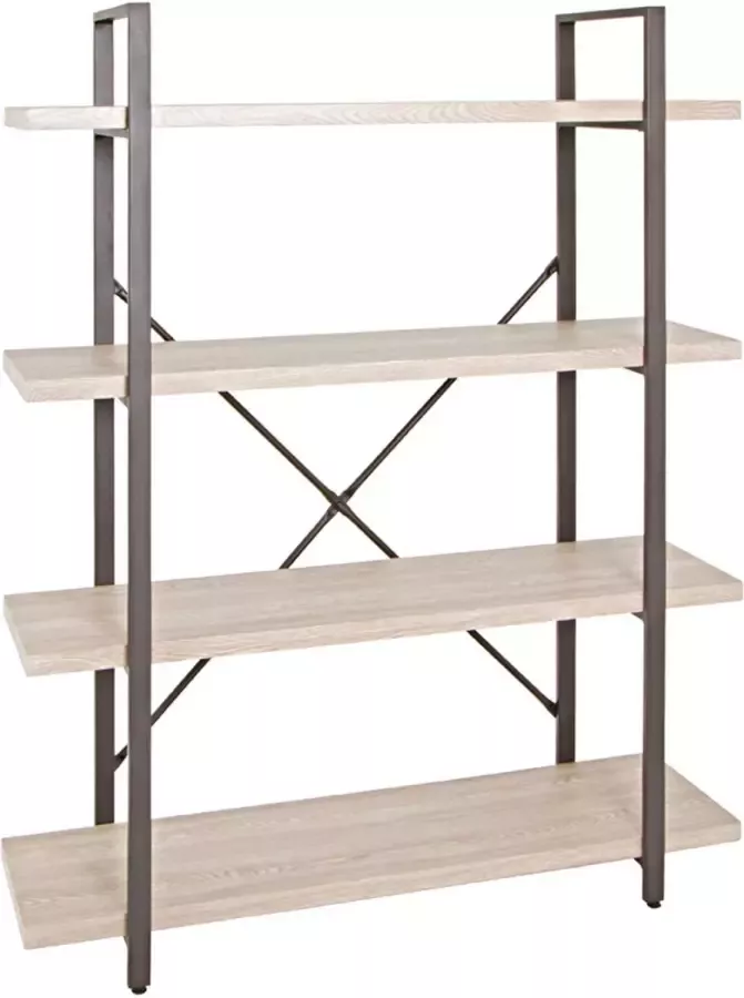 Emob Wandrek Friso 105cm 4 planken bruin eik decor