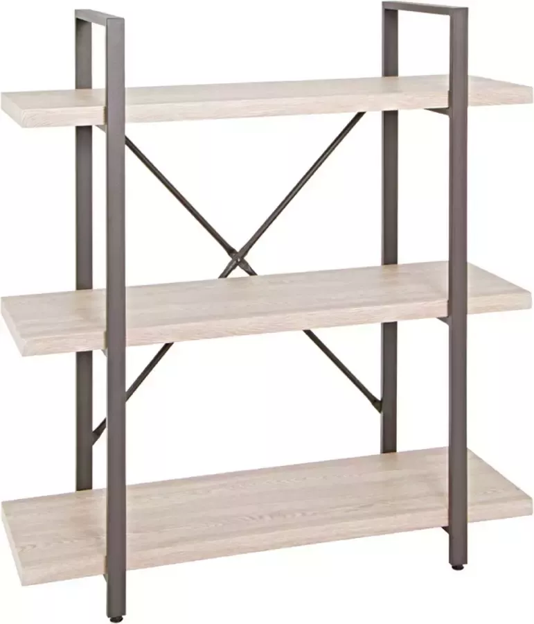 Emob Wandrek Friso 90cm 3 planken bruin eik decor
