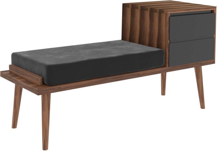 Emob Zaalstandaard 100% Melamine Gecoat 30mm Dikte Telescopische Lade 52 DNS Schuim Noten Antraciet - Foto 3