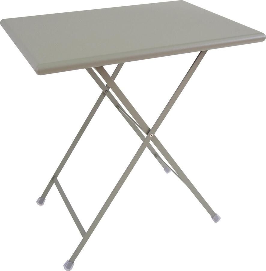 Emu Arc En Ciel rechthoekige tuintafel grijs 70x50