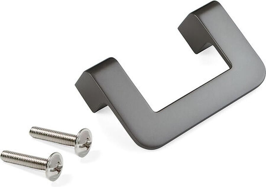 Emuca Meubelgreep Nagoya L80mm 64mm interaxis Zamak Titanium